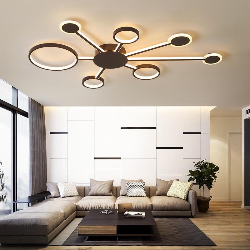 Потолочный интерьер фото Euro Circular Wide Ceiling LED Light w/ 4-7 Arms